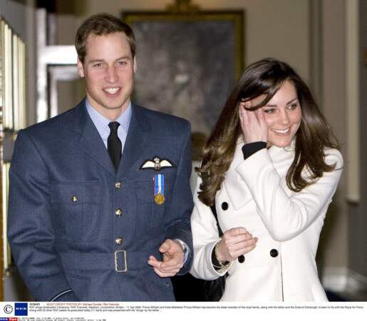 Le prince William et Kate Middleton (2008)