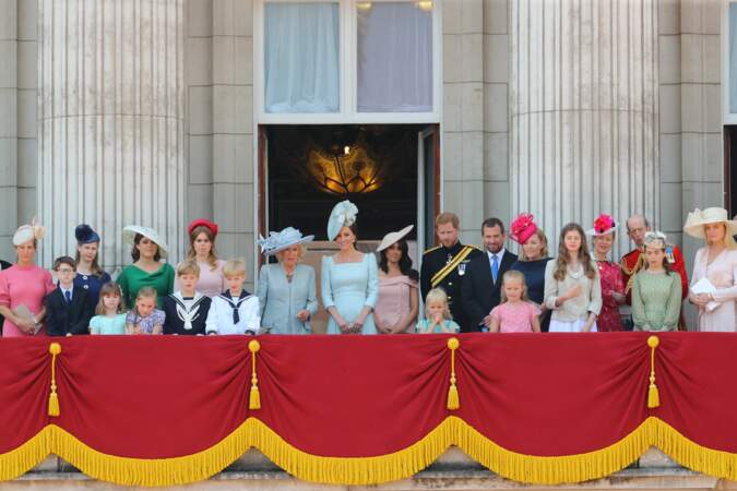 La famille royale sur l'emblématique balcon pour saluer la foule