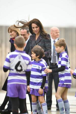 La duchesse de Cambridge est très populaire auprès des enfants !