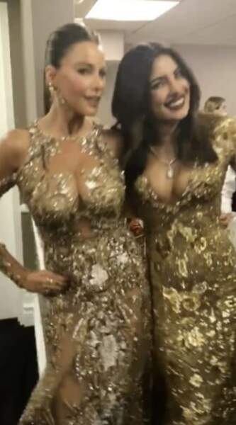 Sofia Vergara (Modern Family) et Priyanka Chopra (Quantico) avaient choisi des robes très similaires