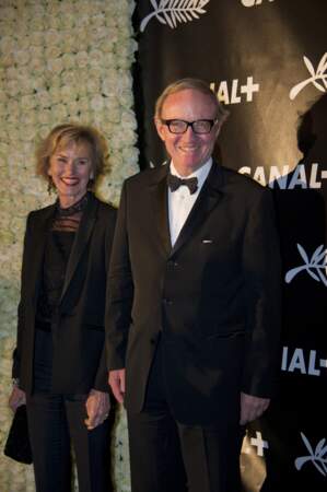 Bertrand Meheut et sa femme à la soirée Canal+ à Cannes