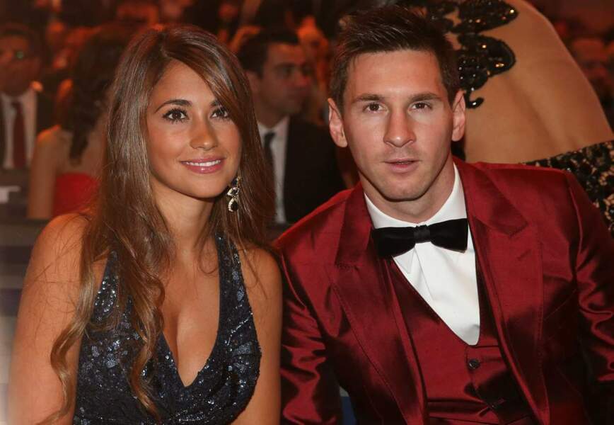 Lionel Messi et sa compagne Antonella Roccuzzo