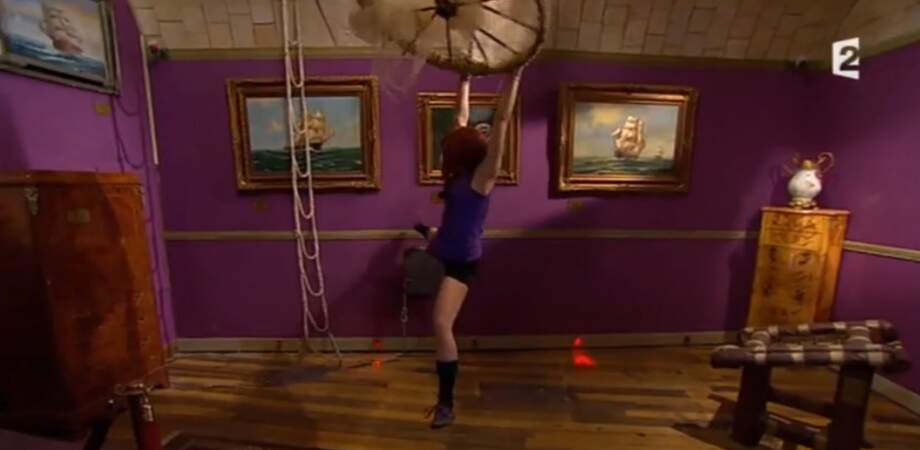 Anaïs Delva a fait quelques acrobaties dans le Museum