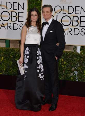 Colin Firth, le Mark Darcy de Bridget Jones, et son épouse  