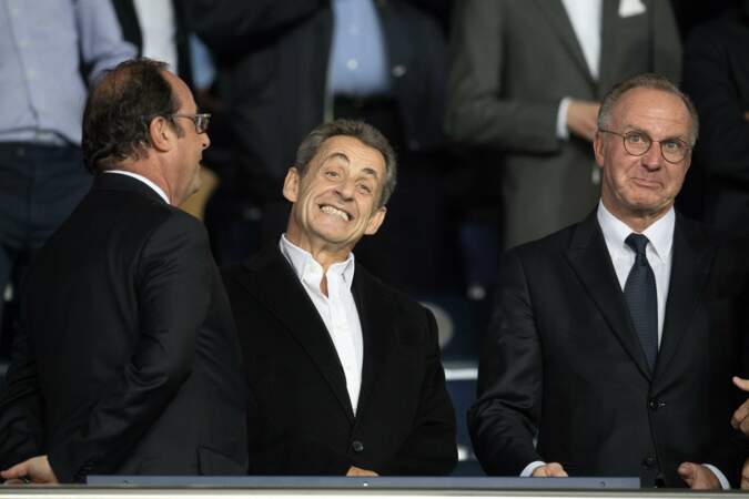 Pour l'occasion, Nicolas Sarkozy avait sorti son plus beau sourire