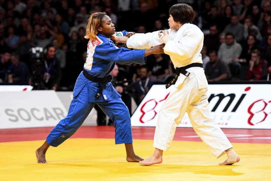 Clarisse Agbegnenou, Française et triple championne du monde (2014, 2015, 2018) de judo