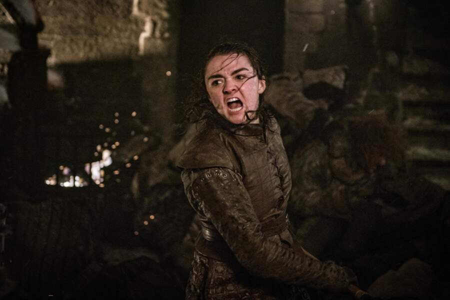 Arya Stark est l'héroïne de la bataille de Winterfell, tuant le Roi de la nuit 
