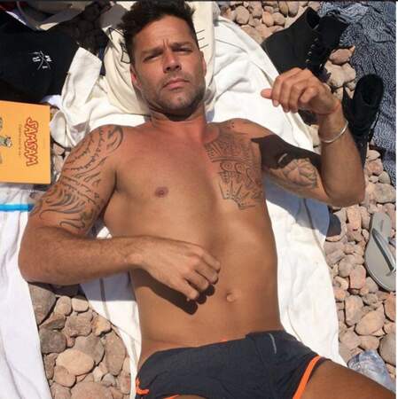 Même constat pour Ricky Martin, 44 ans 