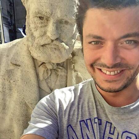 Un petit selfie avec Victor Hugo...