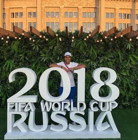 Wendie Renard s'amuse à la Coupe du monde masculine de foot en Russie