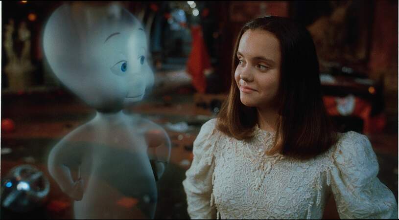 Peu après son rôle de Mercredi Addams, Christina Ricci a changé de registre pour jouer avec le gentil Casper