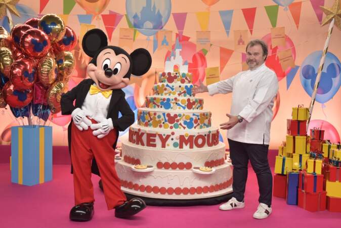 Le pâtissier Pierre Hermé a confectionné le gâteau d'anniversaire de Mickey