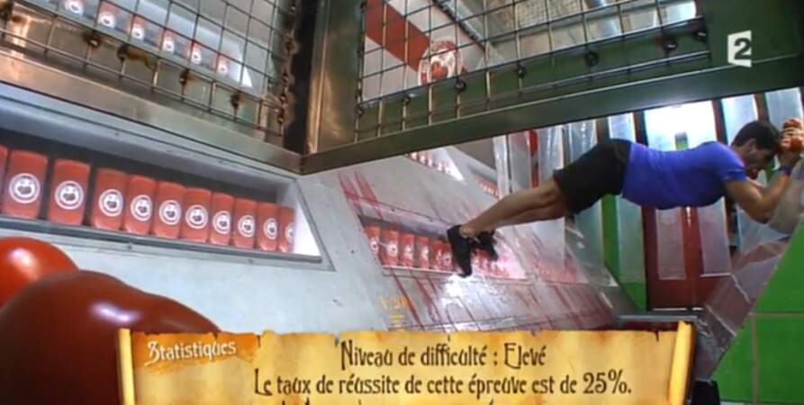 Christophe Licata héroïque (oui, héroïque !) dans l'épreuve de la ketchuperie