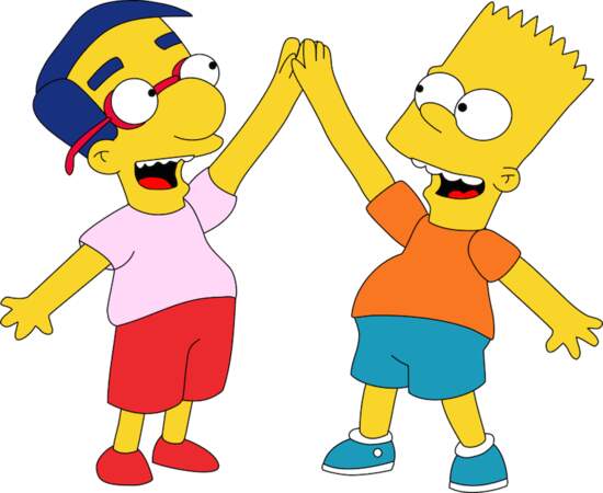 Milhouse et Bart - Les Simpson