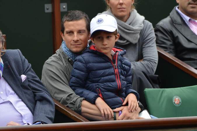 Quand il ne crapahute pas dans la nature, Bear Grylls assiste à Roland-Garros en famille