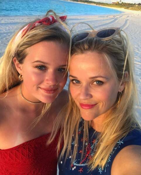 Reese Witherspoon et sa fille Ava se ressemblent toujours autant. 