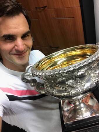 On espère que vous êtes aussi contents que Roger Federer après sa victoire à l'Australian Open. 