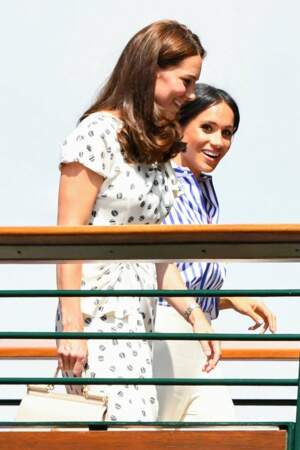 Ce 14 juillet, Kate Middleton et Meghan Markle ont passé la journée ensemble à Wimbledon