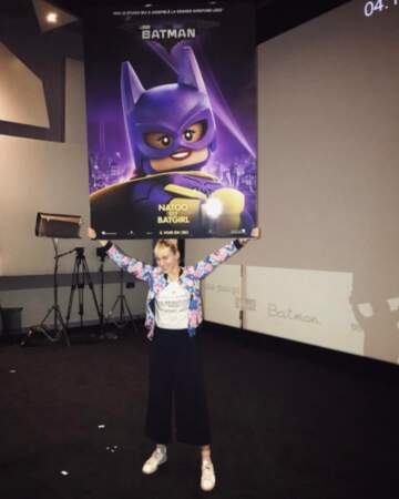 La youtubeuse Natoo prêtera sa voix à Batgirl dans le film Lego Batman. 