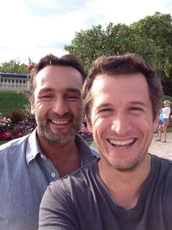 Gilles Lellouche et Guillaume Canet sont tout sourire...