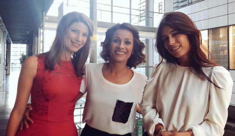 A France Télévisions, elle peut compter sur ses copines, Myriam Bounafaa et Emilie Tran Nguyen...