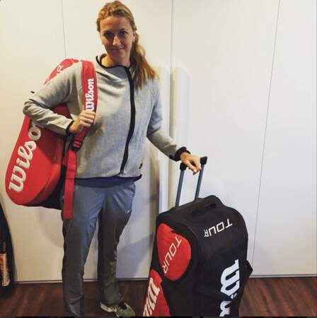 Petra Kvitova fait ses valises pour Roland-Garros...