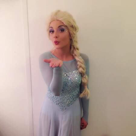 Pour le prime spécial Disney, Priscilla s'est transformée en Elsa, de la Reine des Neiges.