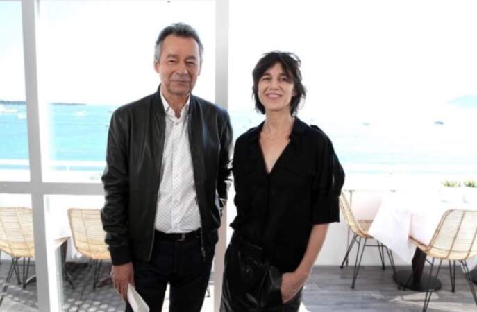 Michel Denisot, lui a posé avec Charlotte Gainsbourg, sur Instagram