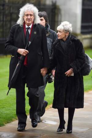 Brian May et son épouse Anita Dobson