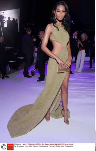 Glamour et sexy pour la top Chanel Iman 