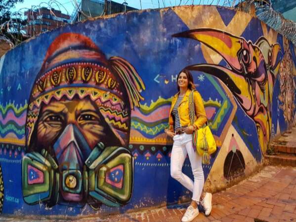 Bogota c'est quand même chouette. En plus Laurie est aux couleurs du pays.