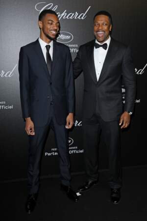 Chris Tucker et son fils Destin Christopher Tucker à la soirée Love de Chopard au Festival de Cannes 2019