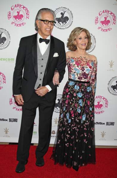 Le producteur Richard Perry et l'actrice Jane Fonda, en couple depuis 2009. 