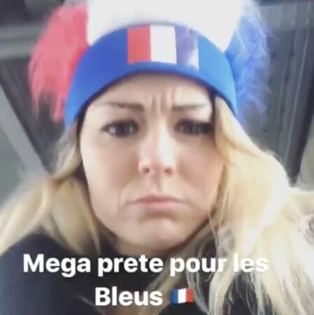 La footballeuse Laure Boulleau, toujours au top quand il s'agit de défendre les couleurs de la France 