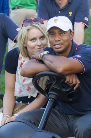 Le golfeur Tiger Woods et la skieuse Lindsey Vonn. 