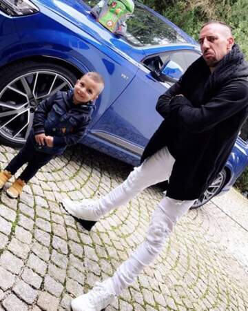 Franck Ribéry a accompagné son fils en grande section de maternelle