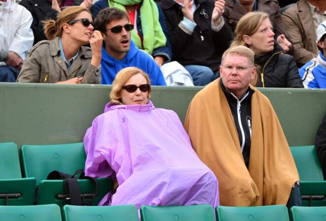 La pluie n'était visiblement pas le seul problème à Roland-Garros, hier. Gla-gla-gla.