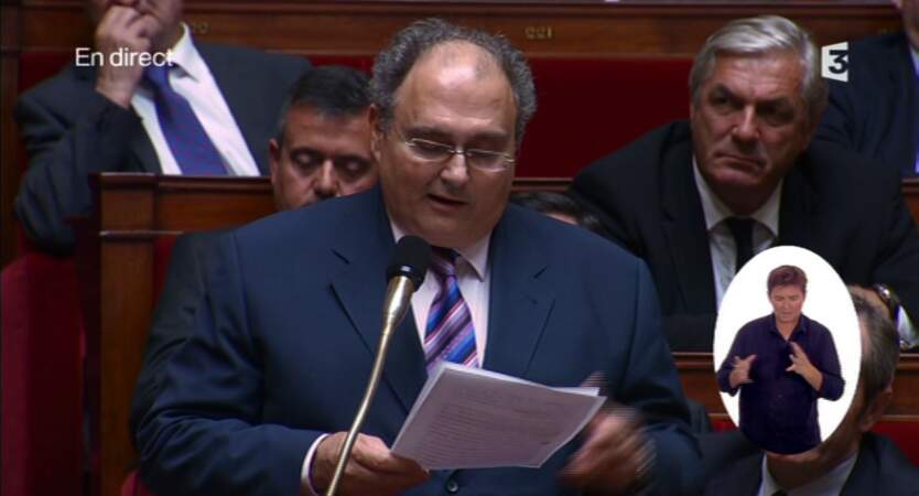 Dans la catégorie "cravate et noeud pap" : Paul Giacobbi, député de Haute-Corse et sa cravate arc-en-ciel