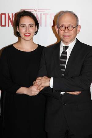 Bob Balaban et sa femme Lynn Grossman à l'avant-première parisienne de Monuments Men, mercredi 12 février 2014