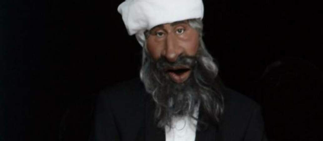 "Ispice di counasse", moto de la marionnette d'Oussama Ben Laden.