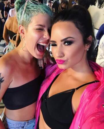 Halsey et Demi Lovato étaient encore très distinguées. 