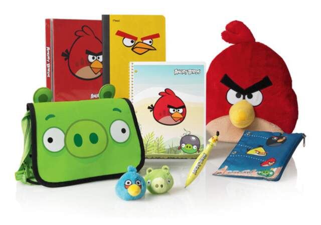 Fournitures scolaires Angry Birds