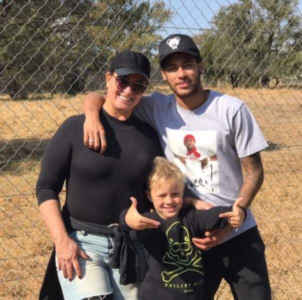 Une grand-mère comblée avec le fils de Neymar, le petit David Lucca, âgé de 8 ans
