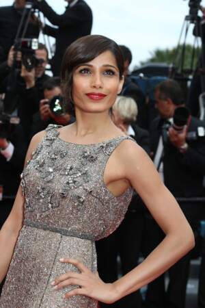 L'actrice indienne Freida Pinto, toujours sublime.