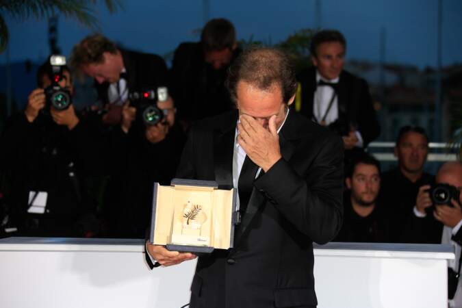 Vincent Lindon, très ému par son prix d'interprétation masculine à Cannes