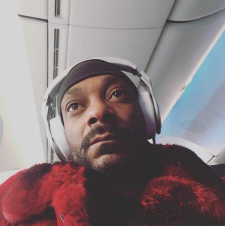 Snoop Dogg est encore plus high que d'habitude (vu qu'il est dans l'avion). Get it ? 