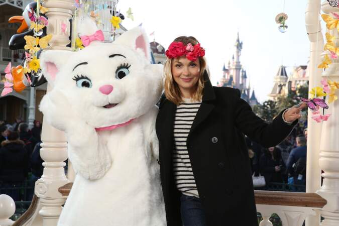 Barbara Schulz fête le printemps à Disneyland Paris