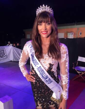 Lucie Caussanel a été couronnée Miss Languedoc-Roussillon le 3 août à Vias