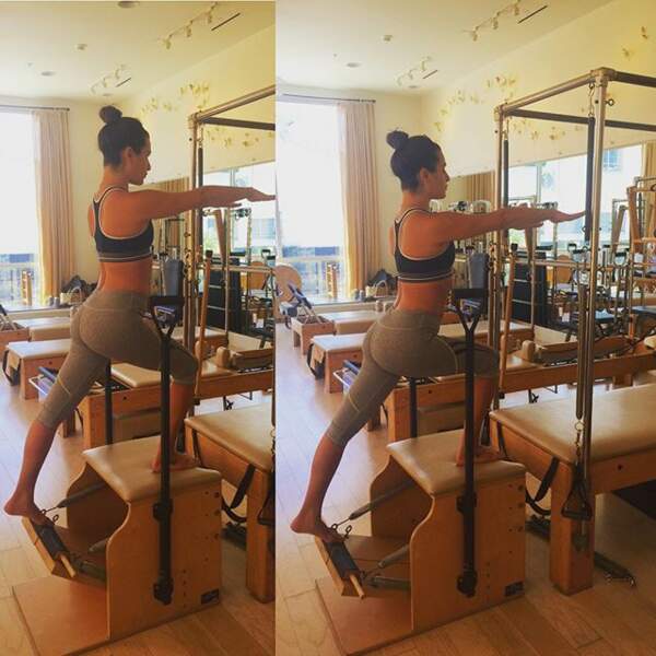 Lea Michele entretient son corps.