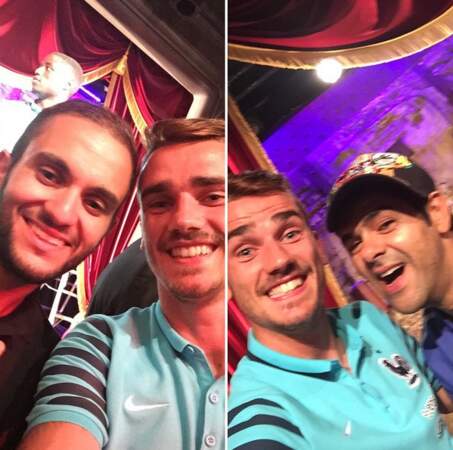 Le footballeur Antoine Griezmann a fait un tour (et des selfies) au Jamel Comedy Club...